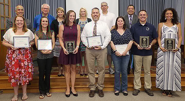 TEACHERS HONORED